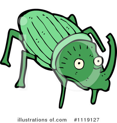 Royalty-Free (RF) Beetle Clipart Illustration by lineartestpilot - Stock Sample #1119127