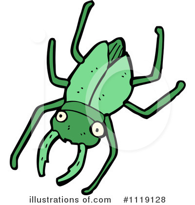 Royalty-Free (RF) Beetle Clipart Illustration by lineartestpilot - Stock Sample #1119128
