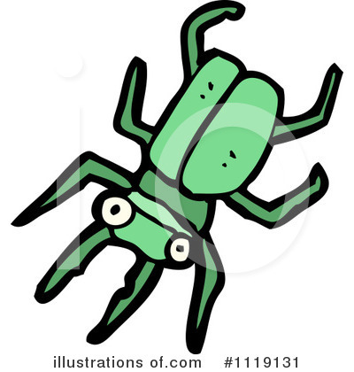 Royalty-Free (RF) Beetle Clipart Illustration by lineartestpilot - Stock Sample #1119131
