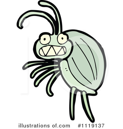 Royalty-Free (RF) Beetle Clipart Illustration by lineartestpilot - Stock Sample #1119137
