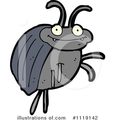 Royalty-Free (RF) Beetle Clipart Illustration by lineartestpilot - Stock Sample #1119142