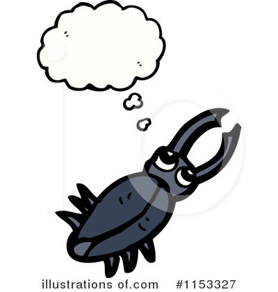 Royalty-Free (RF) Beetle Clipart Illustration by lineartestpilot - Stock Sample #1153327