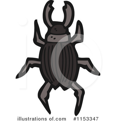 Royalty-Free (RF) Beetle Clipart Illustration by lineartestpilot - Stock Sample #1153347