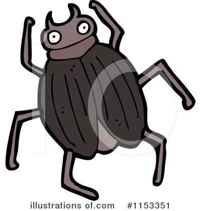 Royalty-Free (RF) Beetle Clipart Illustration by lineartestpilot - Stock Sample #1153351