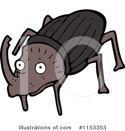 Royalty-Free (RF) Beetle Clipart Illustration by lineartestpilot - Stock Sample #1153353