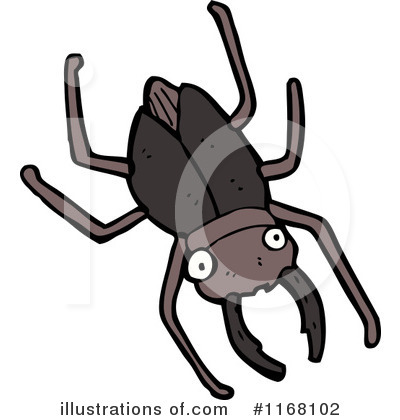 Royalty-Free (RF) Beetle Clipart Illustration by lineartestpilot - Stock Sample #1168102