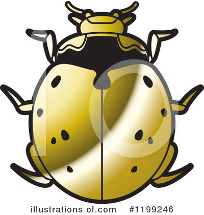 Royalty-Free (RF) Beetle Clipart Illustration by Lal Perera - Stock Sample #1199246