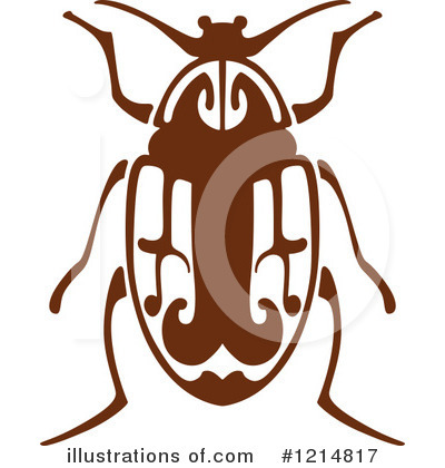 Royalty-Free (RF) Beetle Clipart Illustration by Vector Tradition SM - Stock Sample #1214817