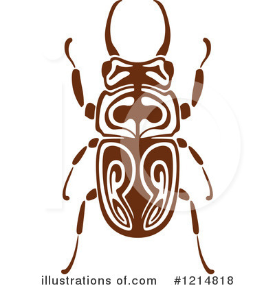 Royalty-Free (RF) Beetle Clipart Illustration by Vector Tradition SM - Stock Sample #1214818