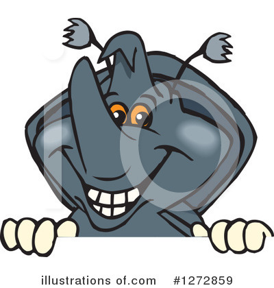 Rhino Beetle Clipart #1272859 by Dennis Holmes Designs