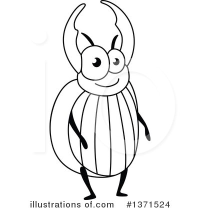 Royalty-Free (RF) Beetle Clipart Illustration by Vector Tradition SM - Stock Sample #1371524