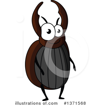 Royalty-Free (RF) Beetle Clipart Illustration by Vector Tradition SM - Stock Sample #1371568
