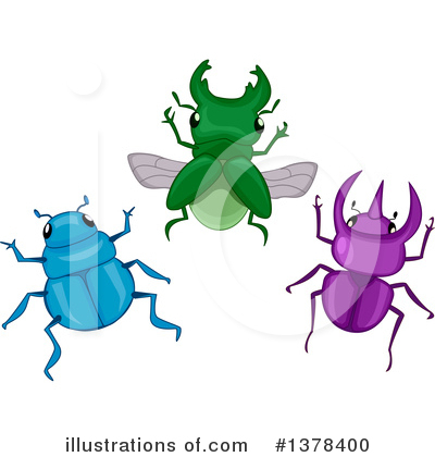 Stag Beetle Clipart #1378400 by BNP Design Studio