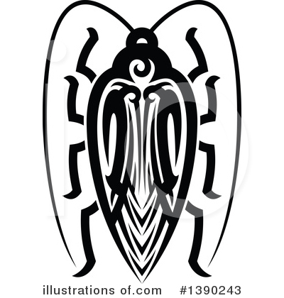 Royalty-Free (RF) Beetle Clipart Illustration by Vector Tradition SM - Stock Sample #1390243