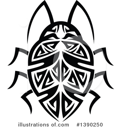 Royalty-Free (RF) Beetle Clipart Illustration by Vector Tradition SM - Stock Sample #1390250