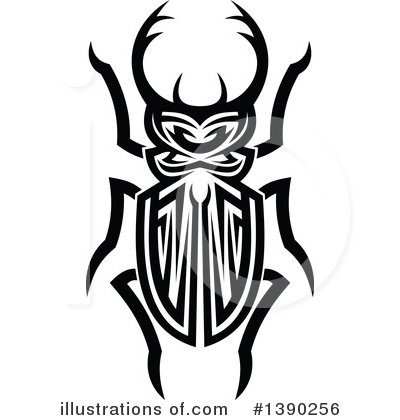 Stag Beetle Clipart #1390256 by Vector Tradition SM