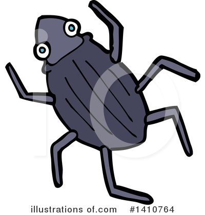 Royalty-Free (RF) Beetle Clipart Illustration by lineartestpilot - Stock Sample #1410764