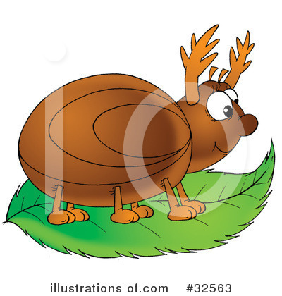 Royalty-Free (RF) Beetle Clipart Illustration by Alex Bannykh - Stock Sample #32563