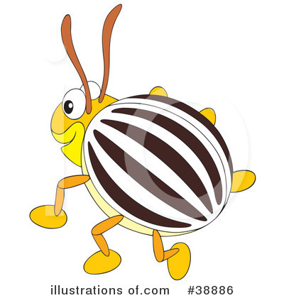 Royalty-Free (RF) Beetle Clipart Illustration by Alex Bannykh - Stock Sample #38886