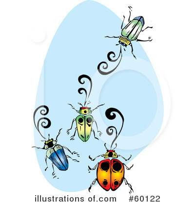 Royalty-Free (RF) Beetle Clipart Illustration by xunantunich - Stock Sample #60122
