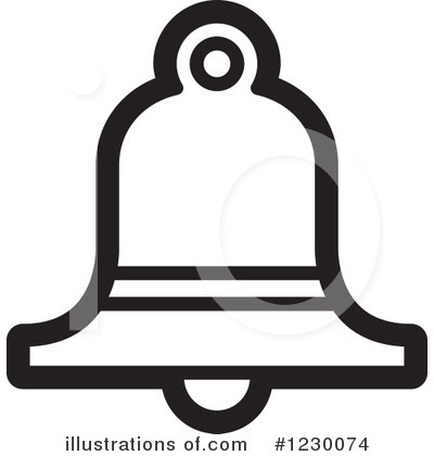 Royalty-Free (RF) Bell Clipart Illustration by Lal Perera - Stock Sample #1230074