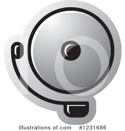 Royalty-Free (RF) Bell Clipart Illustration by Lal Perera - Stock Sample #1231686