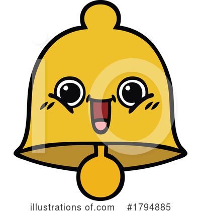 Royalty-Free (RF) Bell Clipart Illustration by lineartestpilot - Stock Sample #1794885