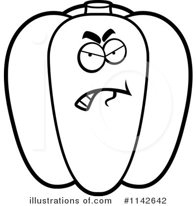 Royalty-Free (RF) Bell Pepper Clipart Illustration by Cory Thoman - Stock Sample #1142642