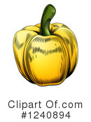 Bell Pepper Clipart #1240894 by AtStockIllustration