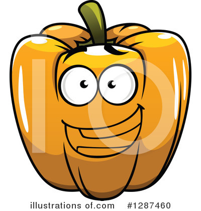 Royalty-Free (RF) Bell Pepper Clipart Illustration by Vector Tradition SM - Stock Sample #1287460