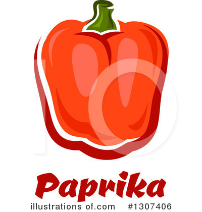 Royalty-Free (RF) Bell Pepper Clipart Illustration by Vector Tradition SM - Stock Sample #1307406