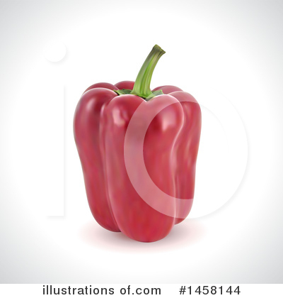 Royalty-Free (RF) Bell Pepper Clipart Illustration by cidepix - Stock Sample #1458144