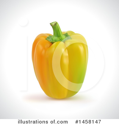 Royalty-Free (RF) Bell Pepper Clipart Illustration by cidepix - Stock Sample #1458147