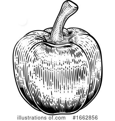 Royalty-Free (RF) Bell Pepper Clipart Illustration by AtStockIllustration - Stock Sample #1662856