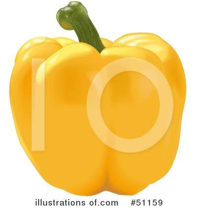 Royalty-Free (RF) Bell Pepper Clipart Illustration by dero - Stock Sample #51159