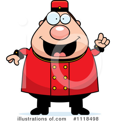 Royalty-Free (RF) Bellhop Clipart Illustration by Cory Thoman - Stock Sample #1118498