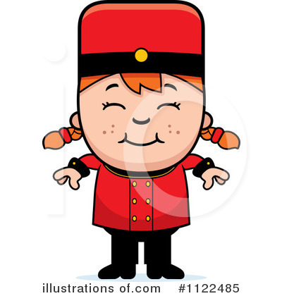 Royalty-Free (RF) Bellhop Clipart Illustration by Cory Thoman - Stock Sample #1122485