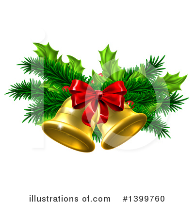 Christmas Bells Clipart #1399760 by AtStockIllustration