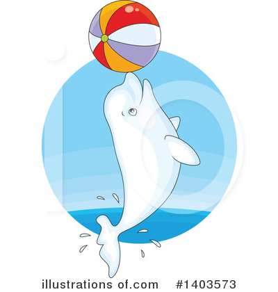 Royalty-Free (RF) Beluga Clipart Illustration by Alex Bannykh - Stock Sample #1403573