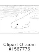 Beluga Clipart #1567776 by Alex Bannykh