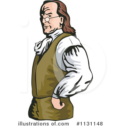 Royalty-Free (RF) Benjamin Franklin Clipart Illustration by patrimonio - Stock Sample #1131148