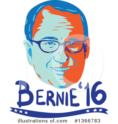 Royalty-Free (RF) Bernie Sanders Clipart Illustration by patrimonio - Stock Sample #1366783