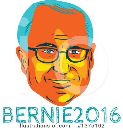 Royalty-Free (RF) Bernie Sanders Clipart Illustration by patrimonio - Stock Sample #1375102