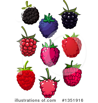 Royalty-Free (RF) Berry Clipart Illustration by Vector Tradition SM - Stock Sample #1351916