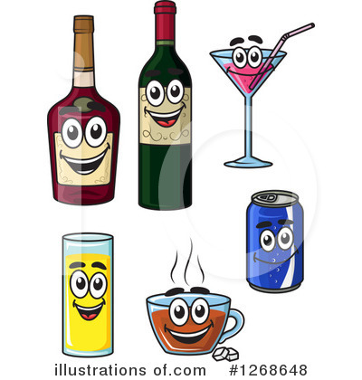 Royalty-Free (RF) Beverage Clipart Illustration by Vector Tradition SM - Stock Sample #1268648