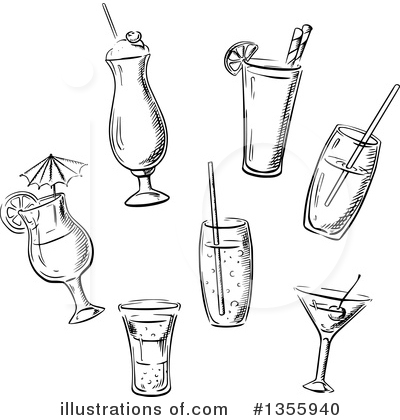 Cocktail Clipart #1355940 by Vector Tradition SM