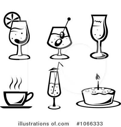 Royalty-Free (RF) Beverages Clipart Illustration by Vector Tradition SM - Stock Sample #1066333