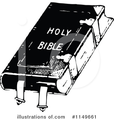 Royalty-Free (RF) Bible Clipart Illustration by Prawny Vintage - Stock Sample #1149661