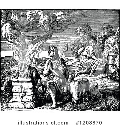 Royalty-Free (RF) Biblical Clipart Illustration by Prawny Vintage - Stock Sample #1208870