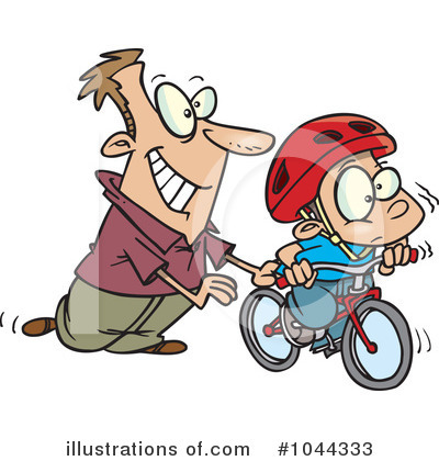 Royalty-Free (RF) Bicycle Clipart Illustration by toonaday - Stock Sample #1044333